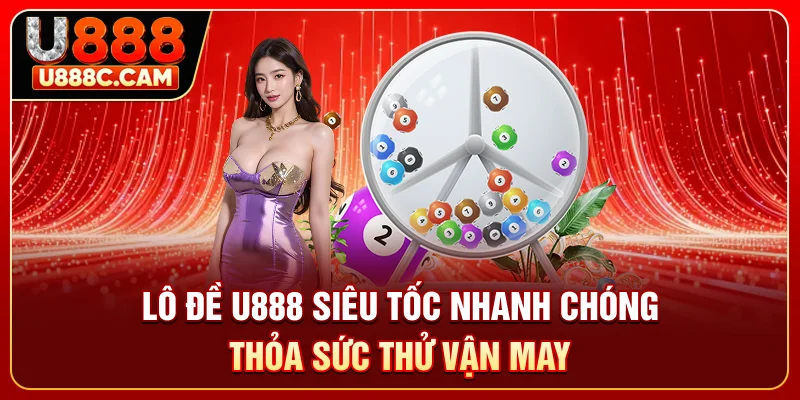 Lô đề U888 siêu tốc nhanh chóng, thỏa sức thử vận may